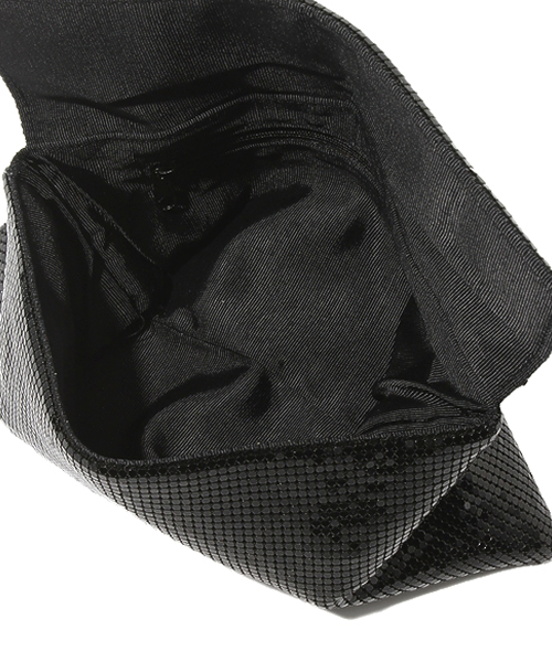 ROSE BUD（ローズバッド）の「【VERY掲載】(RADIANZE) 10756-3A AMESH CLUTCH BAG（クラッチバッグ・レディース・ブラック/アイボリー/ホワイト×ブラック・ONE SIZE）」の6枚目の写真