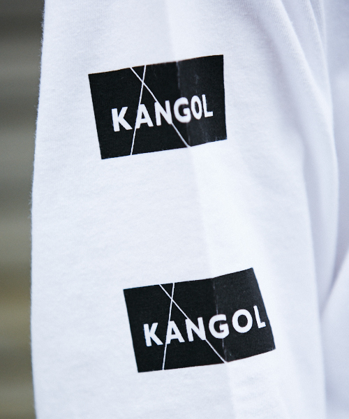 kutir(クティール)の「KANGOL ビックロングスリーブTシャツ(Tシャツ/カットソー・メンズ・ホワイト/ブラック・MEDIUM/LARGE)」の15枚目の写真