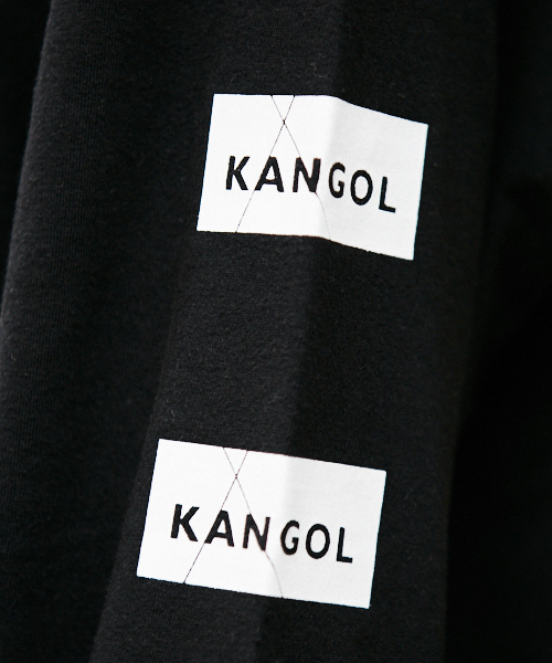 kutir(クティール)の「KANGOL ビックロングスリーブTシャツ(Tシャツ/カットソー・メンズ・ホワイト/ブラック・MEDIUM/LARGE)」の14枚目の写真