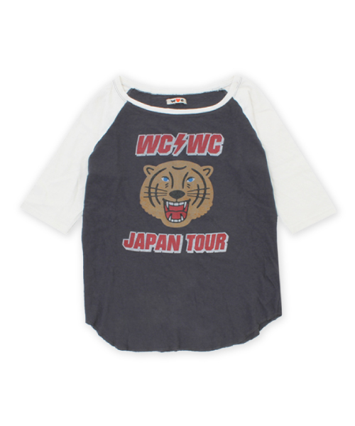 WC（ダブル シー）の「wc/WCWCTOUR七分Tシャツ（Tシャツ/カットソー・レディース・杢グレー/スミクロ/ホワイト・FREE）」の2枚目の写真