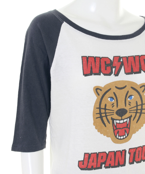 WC（ダブル シー）の「wc/WCWCTOUR七分Tシャツ（Tシャツ/カットソー・レディース・杢グレー/スミクロ/ホワイト・FREE）」の9枚目の写真