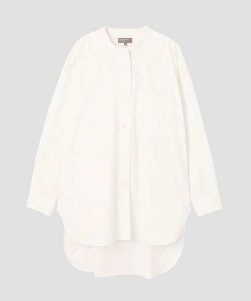 MARGARET HOWELL(マーガレットハウエル)の「CRISP COTTON(シャツ/ブラウス・レディース・ホワイト・1/2)」の1枚目の写真