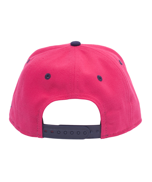 X-girl Stages（エックスガールステージス）の「XGS★ × NEW ERA “BOX LOGO”（キャップ・キッズ・ピンク/パープル・ONE SIZE）」の5枚目の写真