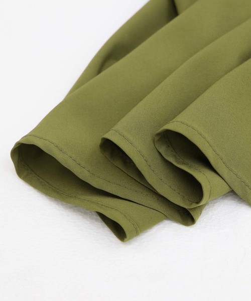 HER CLOSET（ハークローゼット）の「【HERCLOSET】ウエストギャザーシャツワンピース（シャツワンピース・レディース・ベージュ/カーキ/ピンク/グレー系その他・M）」の16枚目の写真