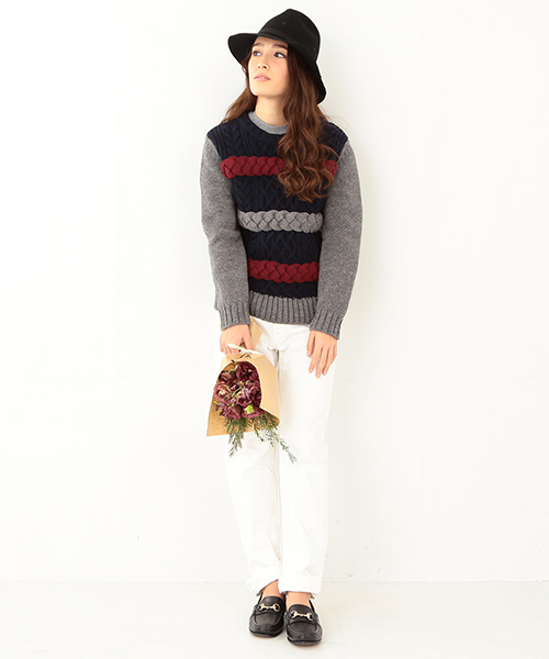 BEAMS BOY（ビームスボーイ）の「orslow / IVYFIT DENIM WHITE（デニムパンツ・レディース・ホワイト・3/2）」の15枚目の写真