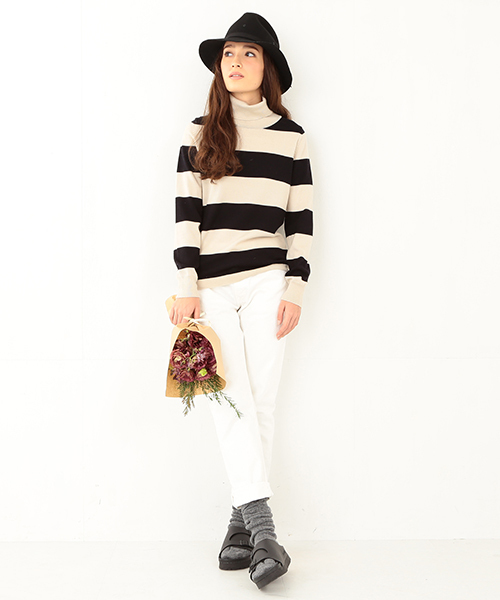 BEAMS BOY（ビームスボーイ）の「orslow / IVYFIT DENIM WHITE（デニムパンツ・レディース・ホワイト・3/2）」の16枚目の写真