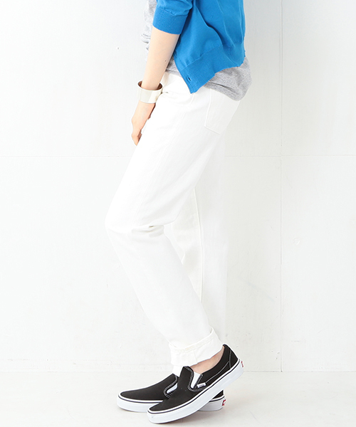 BEAMS BOY（ビームスボーイ）の「orslow / IVYFIT DENIM WHITE（デニムパンツ・レディース・ホワイト・3/2）」の19枚目の写真