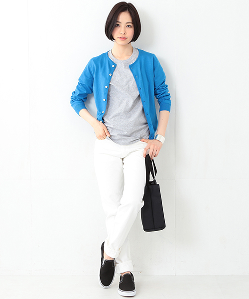 BEAMS BOY（ビームスボーイ）の「orslow / IVYFIT DENIM WHITE（デニムパンツ・レディース・ホワイト・3/2）」の20枚目の写真