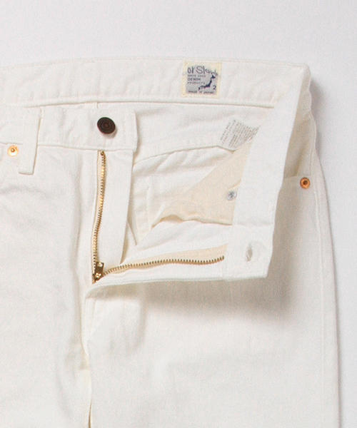 BEAMS BOY（ビームスボーイ）の「orslow / IVYFIT DENIM WHITE（デニムパンツ・レディース・ホワイト・3/2）」の10枚目の写真