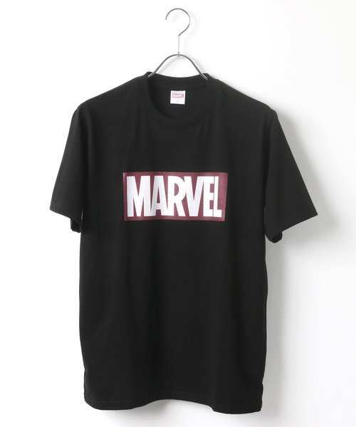 MARVEL（マーベル）の「MARVEL/マーベル ボックスロゴTシャツ（Tシャツ/カットソー・メンズ・ホワイト/ブラック/ピンク/レッド/クリーム/ライトグリーン/ブルー/ターコイズブルー・M/L/LL）」の17枚目の写真