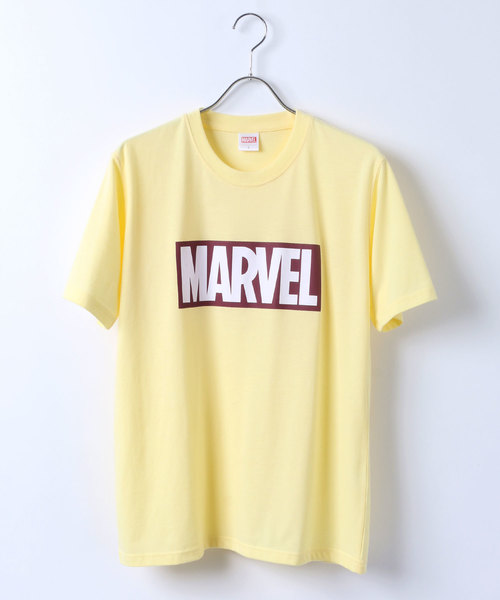 MARVEL（マーベル）の「MARVEL/マーベル ボックスロゴTシャツ（Tシャツ/カットソー・メンズ・ホワイト/ブラック/ピンク/レッド/クリーム/ライトグリーン/ブルー/ターコイズブルー・M/L/LL）」の18枚目の写真