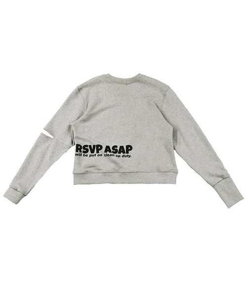 RSVP(アールエスブイピー)の「【RSVP】スリーブ スリット スウェットシャツ(スウェット・レディース・ホワイト/グレー/ブルー・FREE)」の19枚目の写真