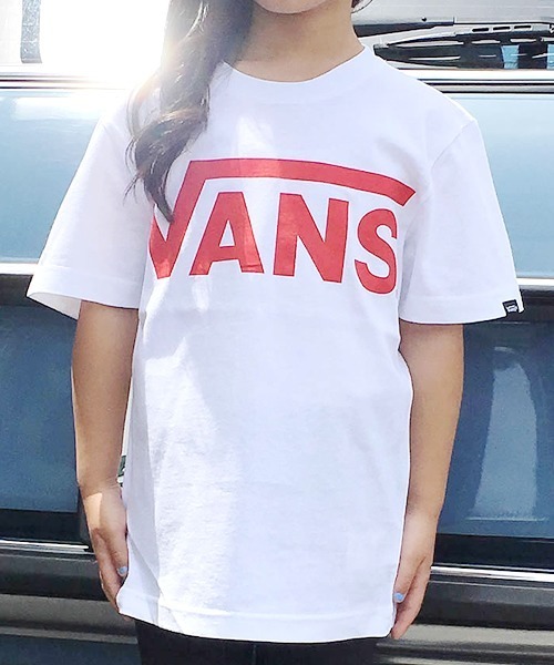 『VANS』バンズ【S】Tシャツ カットソー プリントロゴ グレー VANS バンズ ヴァンズ トップス Tシャツ カットソー