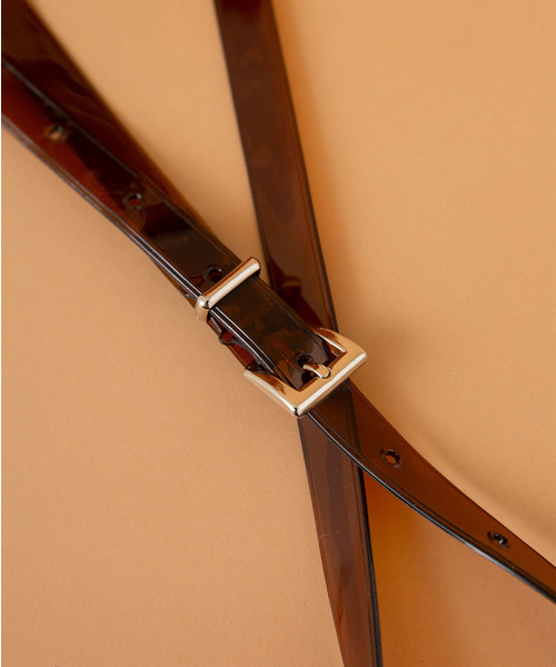 UNITED TOKYO（ユナイテッドトウキョウ）の「PVCサコッシュ（ショルダーバッグ・レディース・ホワイト/ブラック/ブラウン/イエロー/オレンジ/ブルー・FREE）」の7枚目の写真