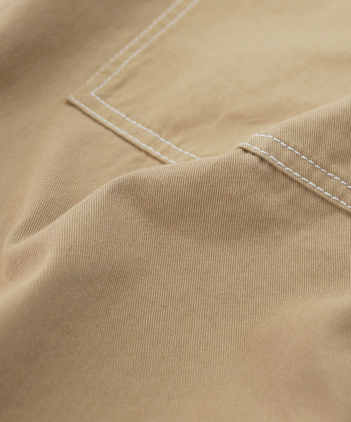 andme(アンドミー)の「コットンツイルロング丈ミリタリージャケット(ミリタリージャケット・レディース・カーキ/ネイビー/ブラック/ベージュ・M)」の14枚目の写真