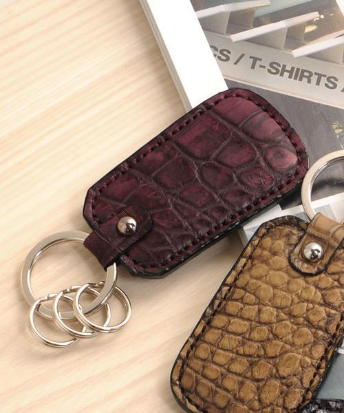日本製クロコダイルレザーキーホルダー（キーケース/キーアクセサリー）｜sankyo shokai（サンキョウショウカイ）
