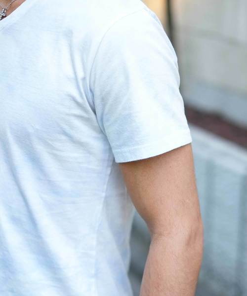 GOSTAR DE FUGA(ゴスタール ジフーガ)の「ムラ染めTEEシャツ/半袖カットソー(Tシャツ/カットソー・メンズ・パープル/ブルー・M/L)」の13枚目の写真
