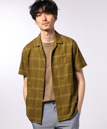 EDIFICE | コットンシルク チェックオープン シャツ(シャツ/ブラウス)