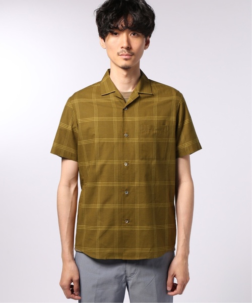 EDIFICE（エディフィス）の「コットンシルク チェックオープン シャツ（シャツ/ブラウス・メンズ・ブラック/ネイビー/マスタード・SMALL/MEDIUM/LARGE/X-LARGE）」の17枚目の写真