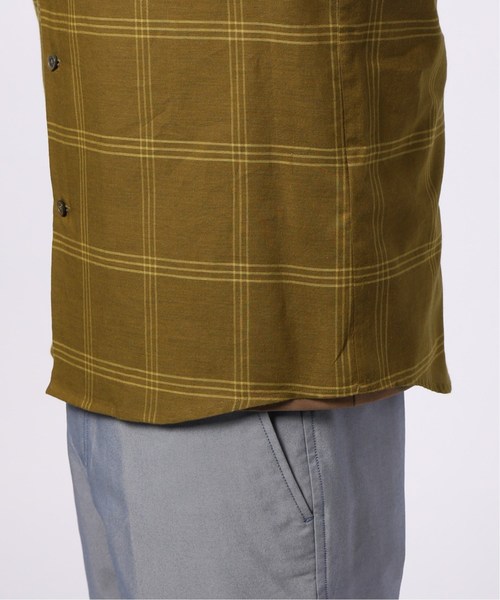EDIFICE（エディフィス）の「コットンシルク チェックオープン シャツ（シャツ/ブラウス・メンズ・ブラック/ネイビー/マスタード・SMALL/MEDIUM/LARGE/X-LARGE）」の11枚目の写真