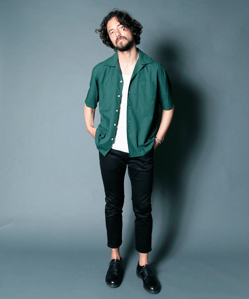 Magine(マージン)の「Magine:WEST POINT STRETCH CHINO CROPPED PANTS:ウエストポイント ストレッチチノ クロップドパンツ(チノパンツ・メンズ・ブラック/ベージュ/ネイビー・44/46/48)」の4枚目の写真