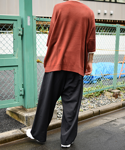 kutir（クティール）の「配色ポケットニット（ニット/セーター・メンズ・ブラック/ベージュ/ブラウン・MEDIUM/LARGE）」の13枚目の写真