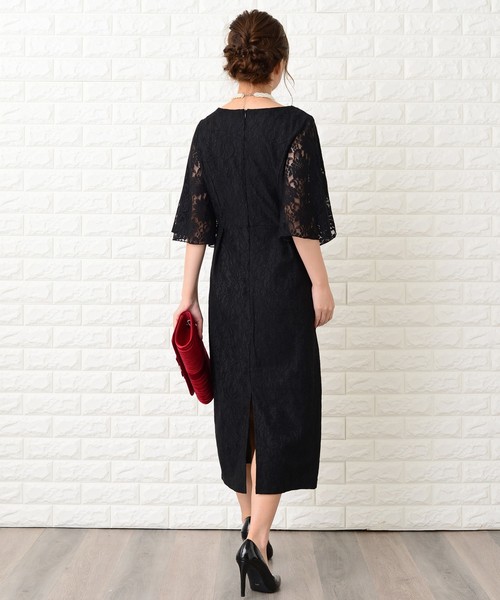 Lace Ladies（レースレディース）の「シースルーフレア袖×花柄総