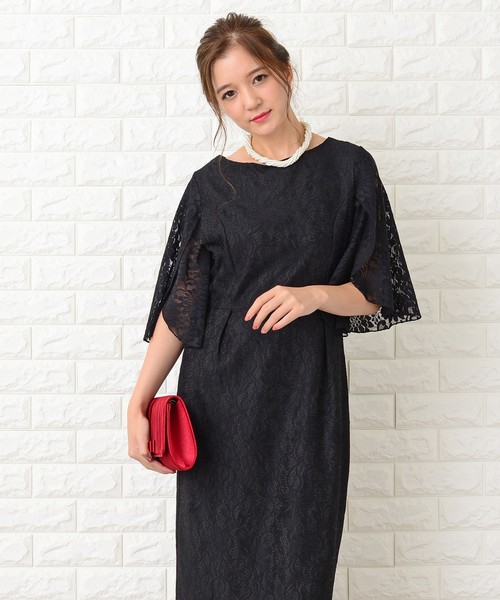 Lace Ladies（レースレディース）の「シースルーフレア袖×花柄総