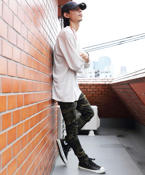 ８(eight)（エイト）の「テーパードカーゴパンツ（カーゴパンツ・メンズ・ブラック/カーキ/カモフラージュ・MEDIUM/LARGE/X-LARGE）」の13枚目の写真