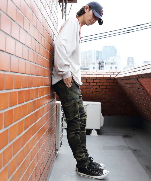 ８(eight)（エイト）の「テーパードカーゴパンツ（カーゴパンツ・メンズ・ブラック/カーキ/カモフラージュ・MEDIUM/LARGE/X-LARGE）」の14枚目の写真