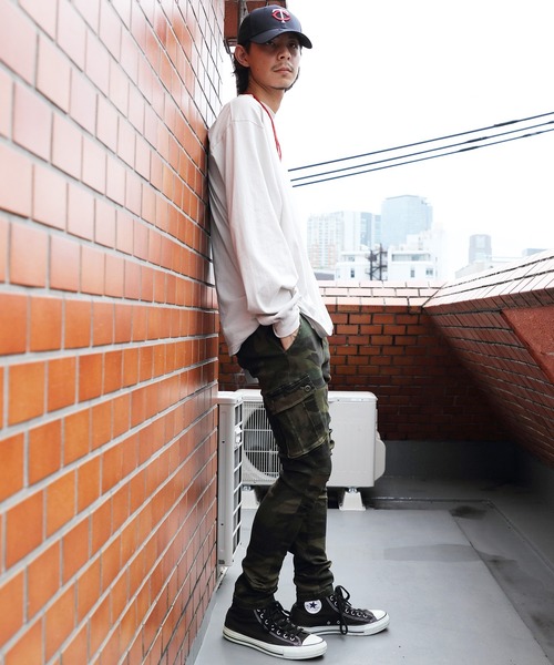 ８(eight)（エイト）の「テーパードカーゴパンツ（カーゴパンツ・メンズ・ブラック/カーキ/カモフラージュ・MEDIUM/LARGE/X-LARGE）」の15枚目の写真