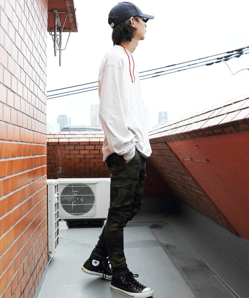 ８(eight)（エイト）の「テーパードカーゴパンツ（カーゴパンツ・メンズ・ブラック/カーキ/カモフラージュ・MEDIUM/LARGE/X-LARGE）」の16枚目の写真