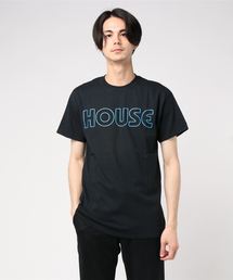 IN THE HOUSE | UNISEX 蛍光LOGO TEE2 ロゴ Tシャツ 0016 男女兼用(Tシャツ/カットソー)