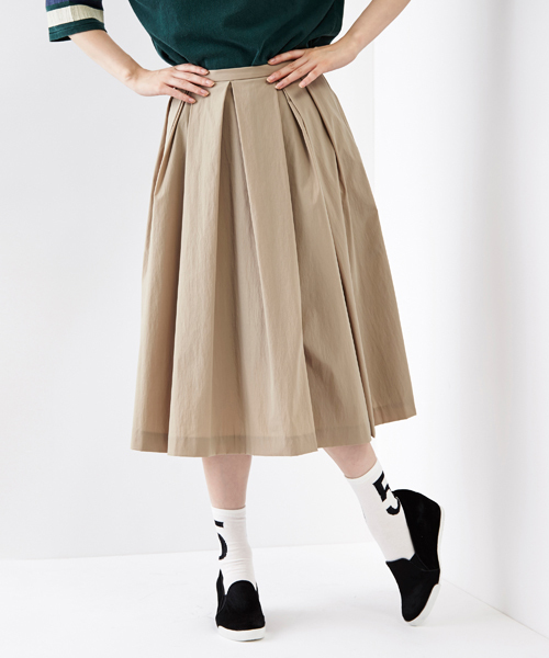 Another Edition（アナザーエディション）の「■AE　Nｽﾄﾚｯﾁ ﾀｯｸ SK ◆（スカート・レディース・ベージュ/コバルトブルー・SMALL/MEDIUM）」の2枚目の写真