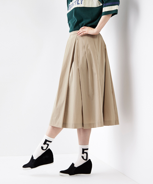 Another Edition（アナザーエディション）の「■AE　Nｽﾄﾚｯﾁ ﾀｯｸ SK ◆（スカート・レディース・ベージュ/コバルトブルー・SMALL/MEDIUM）」の5枚目の写真