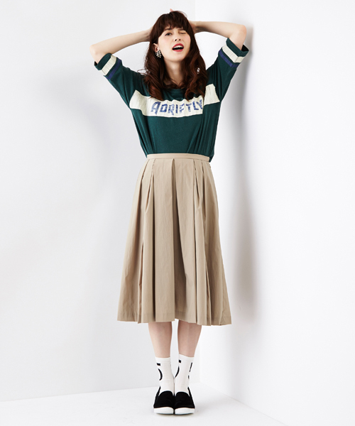 Another Edition（アナザーエディション）の「■AE　Nｽﾄﾚｯﾁ ﾀｯｸ SK ◆（スカート・レディース・ベージュ/コバルトブルー・SMALL/MEDIUM）」の9枚目の写真