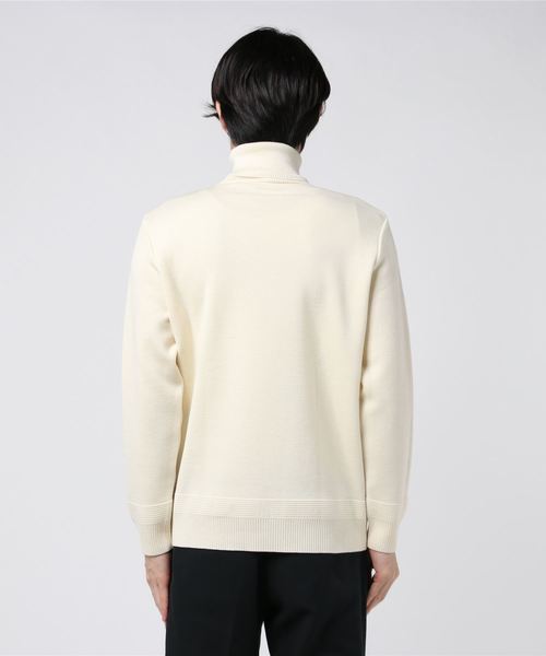 WRAPINKNOT(ラッピンノット)の「STUDIOUS別注 奇跡のタートルネックニット(ニット/セーター・メンズ・ホワイト/ライトグレー/ブラック/パープル/バーガンディー・4/2/3)」の7枚目の写真