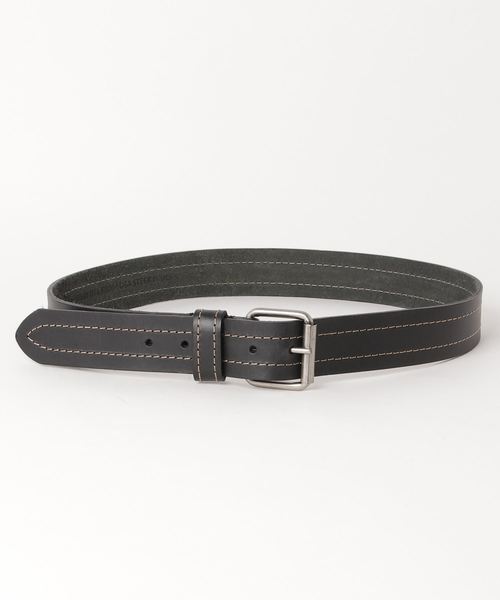 PARKS TOKYO SELECT（パークストウキョウセレクト）の「（UN）USA MADE DOUBLE STITCH LEATHER BELT（ベルト・メンズ・ブラック/ブラウン/タン・34/36）」の2枚目の写真