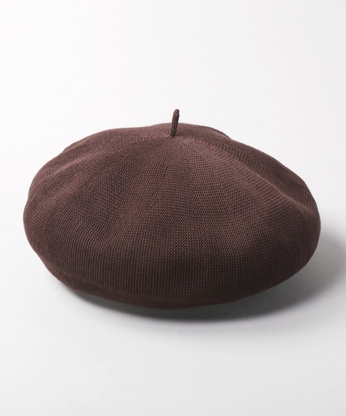 CA4LA(カシラ)の「チョボSS7(ハンチング/ベレー帽・レディース・ブラウン/ピンク/ブラック/グレー/ライトグレー/ピンク系その他/サックスブルー・ONESIZE)」の4枚目の写真