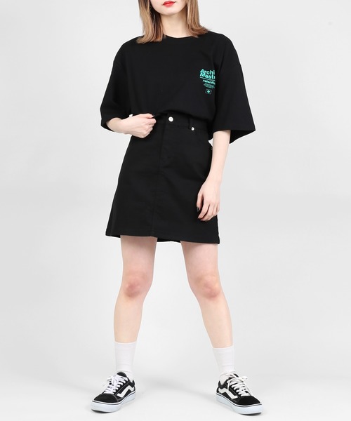 DING(ディング)の「DING/archive masterビッグシルエットTシャツ(Tシャツ/カットソー・レディース・グリーン/ブラック/ホワイト・FREE)」の4枚目の写真