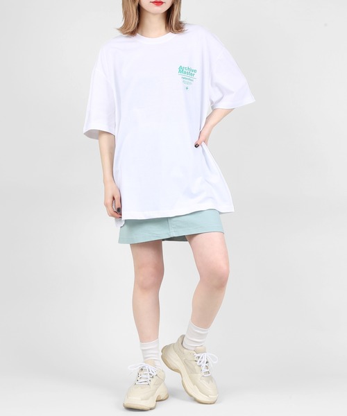 DING(ディング)の「DING/archive masterビッグシルエットTシャツ(Tシャツ/カットソー・レディース・グリーン/ブラック/ホワイト・FREE)」の22枚目の写真