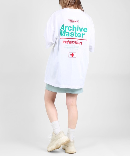 DING(ディング)の「DING/archive masterビッグシルエットTシャツ(Tシャツ/カットソー・レディース・グリーン/ブラック/ホワイト・FREE)」の10枚目の写真