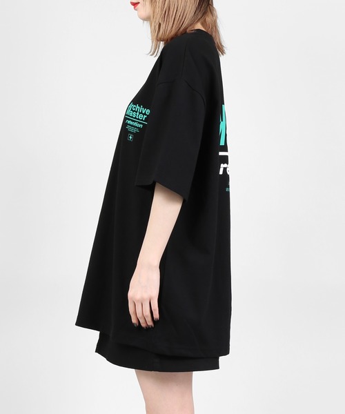 DING(ディング)の「DING/archive masterビッグシルエットTシャツ(Tシャツ/カットソー・レディース・グリーン/ブラック/ホワイト・FREE)」の16枚目の写真
