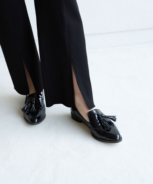 marjour（マージュール）の「FRONT SLIT PANTS（その他パンツ・レディース・ブラック/ブラウン・MEDIUM/LARGE）」の11枚目の写真