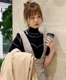 Candy Stripper | JOINED RIB H/S トップス(Tシャツ/カットソー)