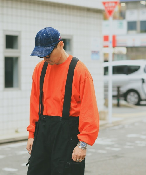 LOS ANGELES APPAREL(ロサンゼルスアパレル)の「ロサンゼルス アパレル 6.5オンス ガーメント ダイ クルーネックロングTシャツ(Tシャツ/カットソー・メンズ・ホワイト/ブラック/グレー/ミント/レッド/イエロー/オレンジ/ブルー/ネイビー・L/XL/M/S)」の9枚目の写真