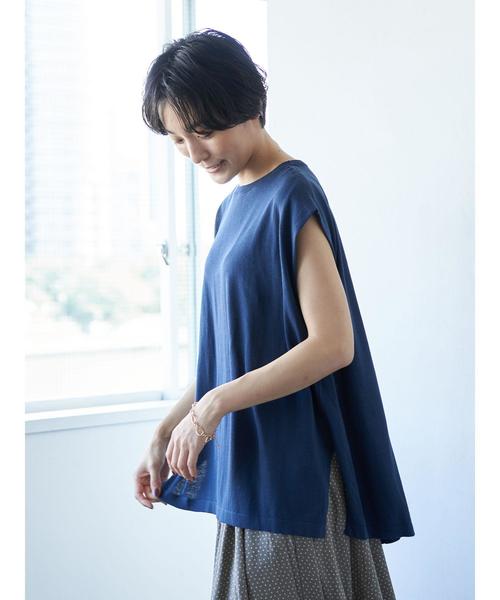 AMERICAN HOLIC（アメリカンホリック）の「バックドレープフレンチスリーブニットプルオーバー　＊（ニット/セーター・レディース・ブラック/ネイビー/ブラウン/アイボリー/グレイッシュベージュ・M/L）」の21枚目の写真