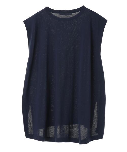 AMERICAN HOLIC（アメリカンホリック）の「バックドレープフレンチスリーブニットプルオーバー　＊（ニット/セーター・レディース・ブラック/ネイビー/ブラウン/アイボリー/グレイッシュベージュ・M/L）」の19枚目の写真