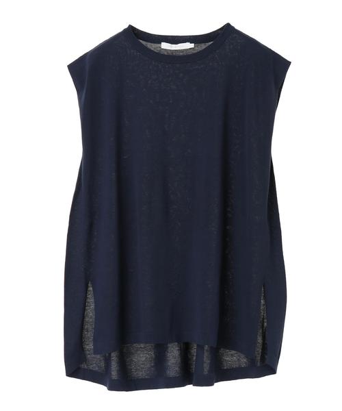 AMERICAN HOLIC（アメリカンホリック）の「バックドレープフレンチスリーブニットプルオーバー　＊（ニット/セーター・レディース・ブラック/ネイビー/ブラウン/アイボリー/グレイッシュベージュ・M/L）」の11枚目の写真