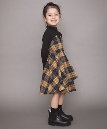 BRANSHES | チェック柄ドッキングワンピース(ワンピース)